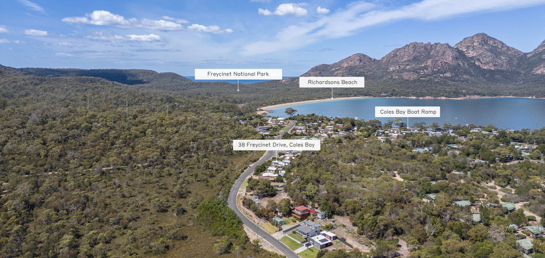 Sold - 38 Freycinet Drive - New Property in Coles Bay - Real Estate by Josh Hart
