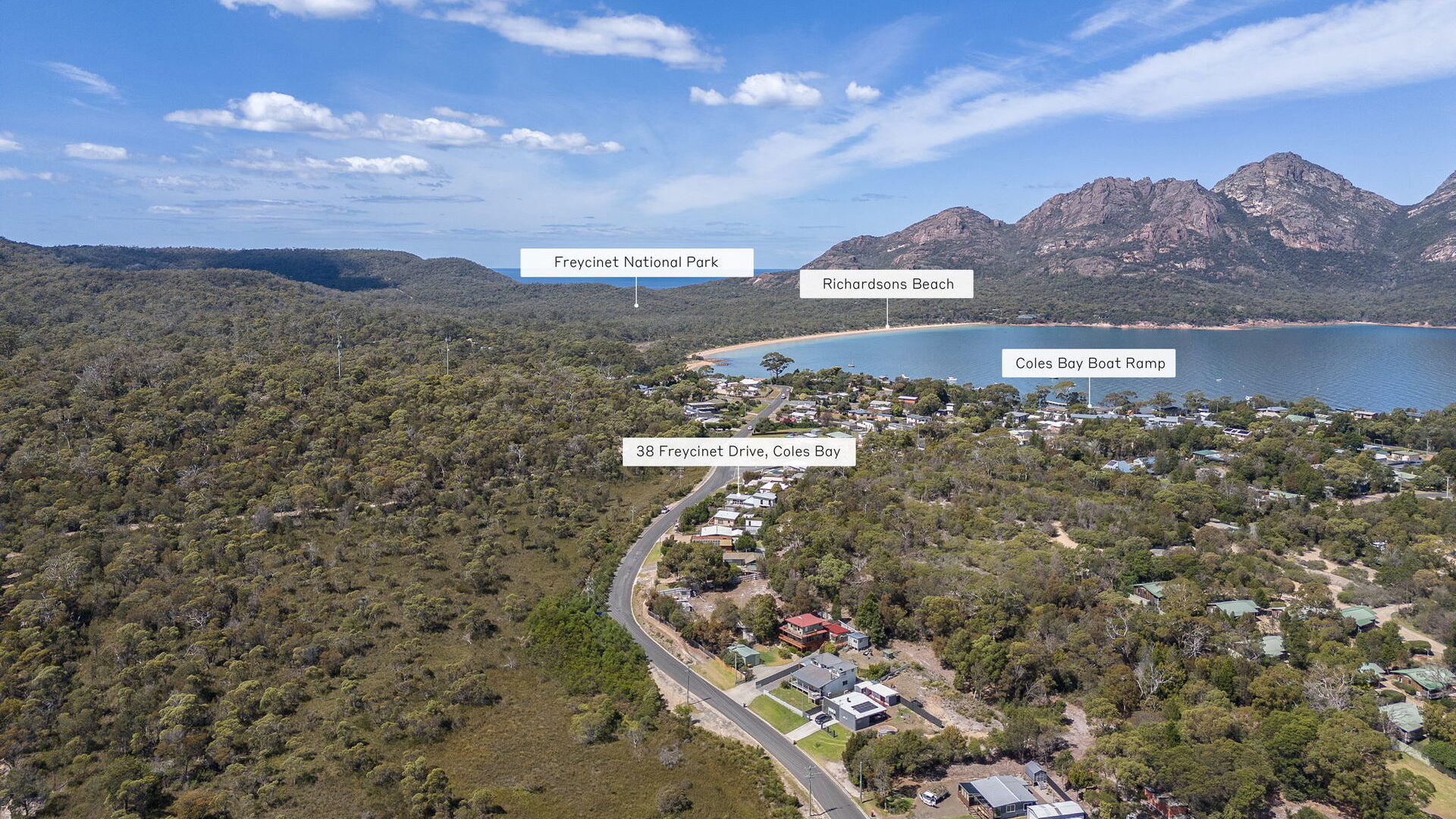 Sold - 38 Freycinet Drive - New Property in Coles Bay - Real Estate by Josh Hart